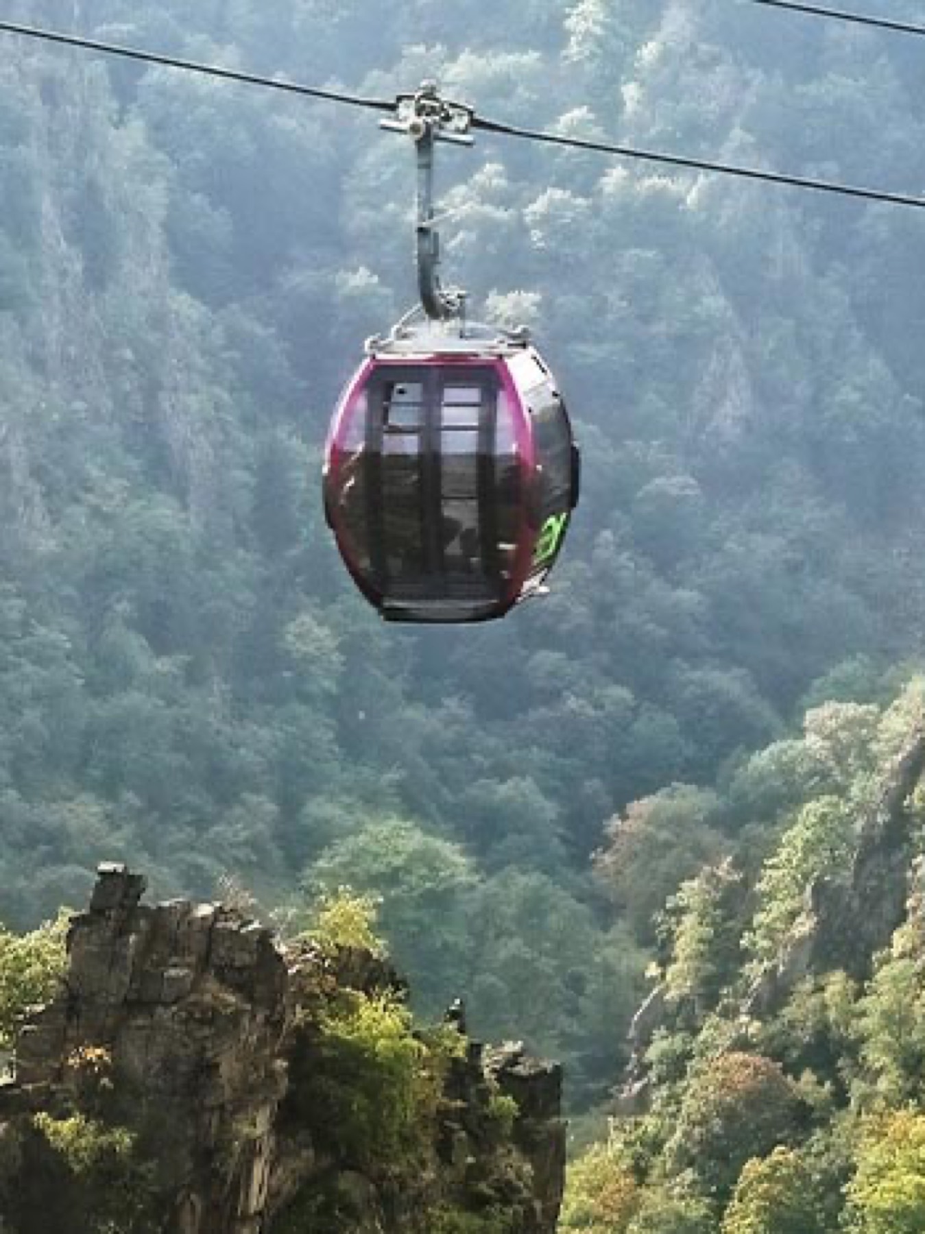 Seilbahn Thale über dem Bodetal